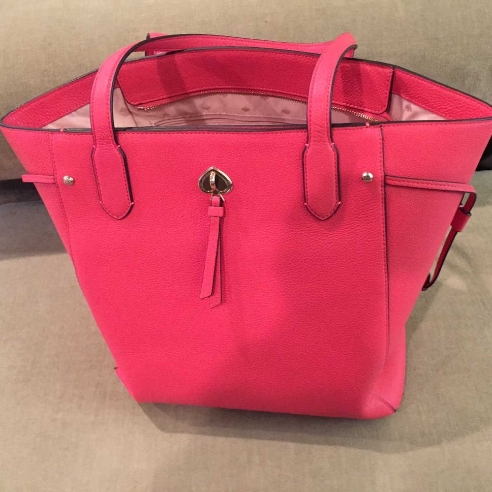 Kate Spade Large Tote - Leather - Pink (New)